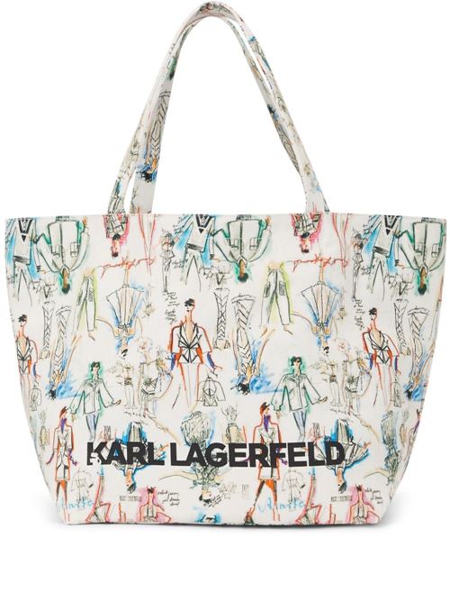 Borsa donna shopper multicolor Karl Lagerfeld | 245W3857900